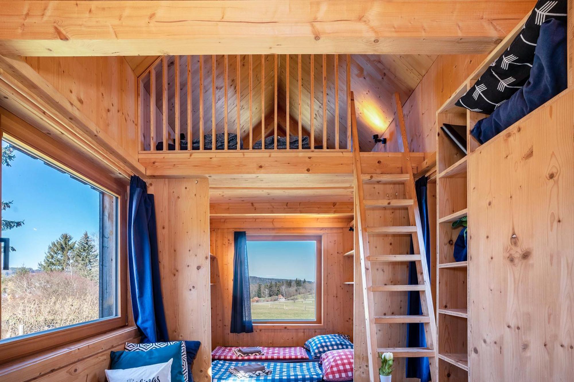 Tiny Houses Der Dorfscheune Bieselsberg Buitenkant foto