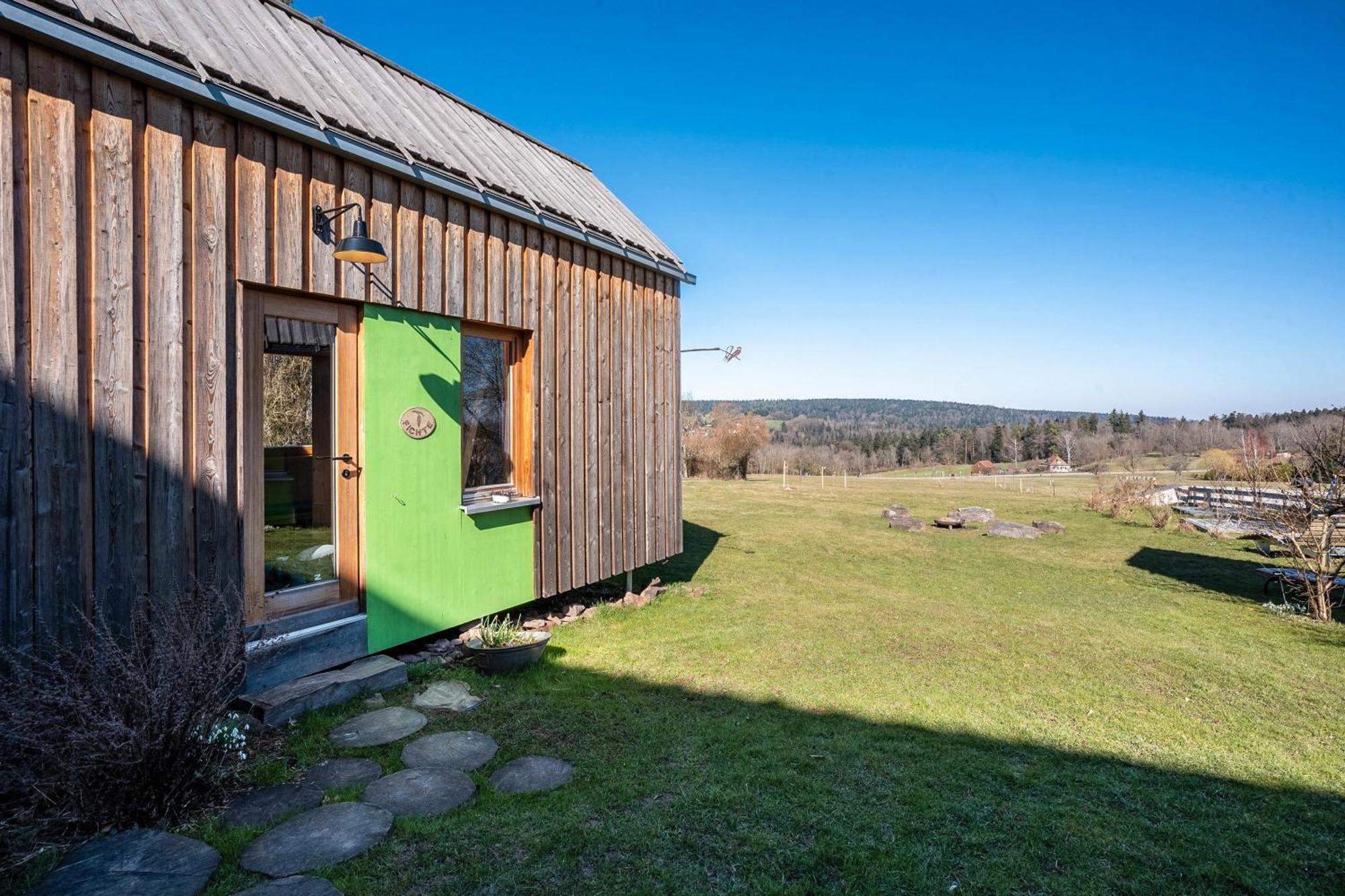 Tiny Houses Der Dorfscheune Bieselsberg Buitenkant foto